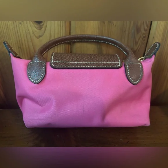 Longchamp Le Pliage Original Pouch Candy Pink - Picture 2 of 6